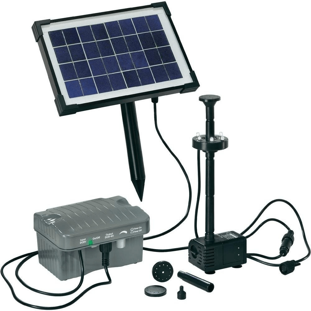Esotec - Kit pompe solaire bassin Palermo LED - Fontaine de jardin