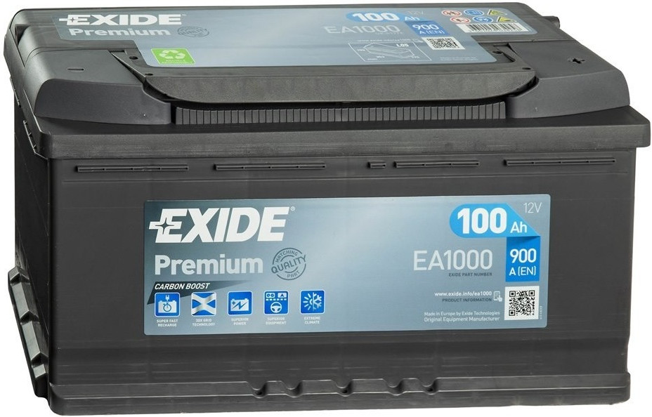 Exide Premium EA1000 12V 100Ah ab 93,00 € (Februar 2024 Preise)