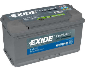 Exide EA1000. batterie de démarrage Exide 100Ah 12V