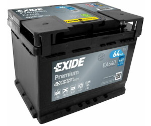 EXIDE EA640 PREMIUM Autobatterie Batterie Starterbatterie 12V 64Ah EN640A