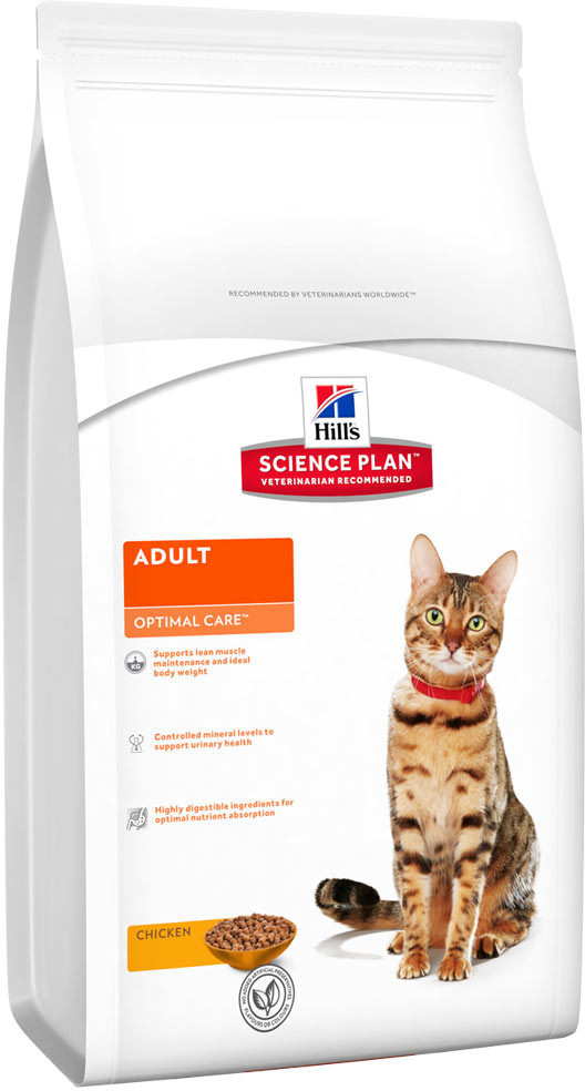 Hill's Feline Optimal Care Adult poulet (5 kg)