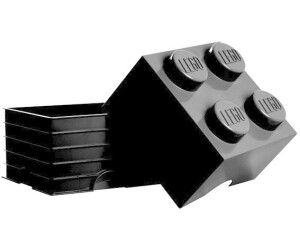 Lego - Caja De Almacenaje Con Diseño De Ladrillo 2 Negro 40021733