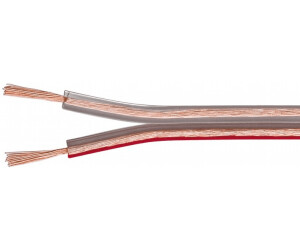 50m Pure Kupfer Lautsprecher Draht Kabel 2x1,0mm Ofc Sauerstofffrei Heim & Audio 
