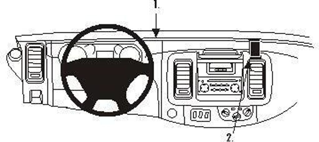 Brodit ProClip Opel Vivaro 02-10