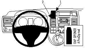 Brodit ProClip Volkswagen Transporter T5 à partir de 2010