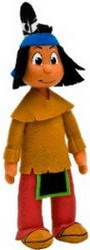 Joy Toy Yakari - Peluche Indien 20 cm