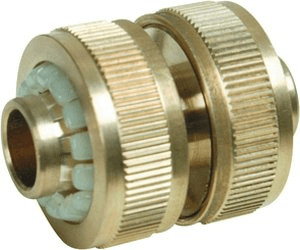 Silverline Connecteur de tuyau en laiton (633535)