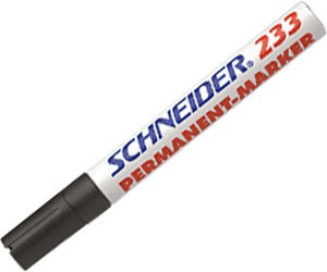 1-5 mm Schreibfarbe Schneider Permanentmarker Maxx 233 Strichstärke schwarz