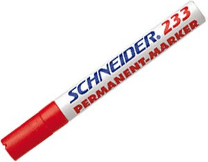 Schneider Marqueur permanent 233 rouge