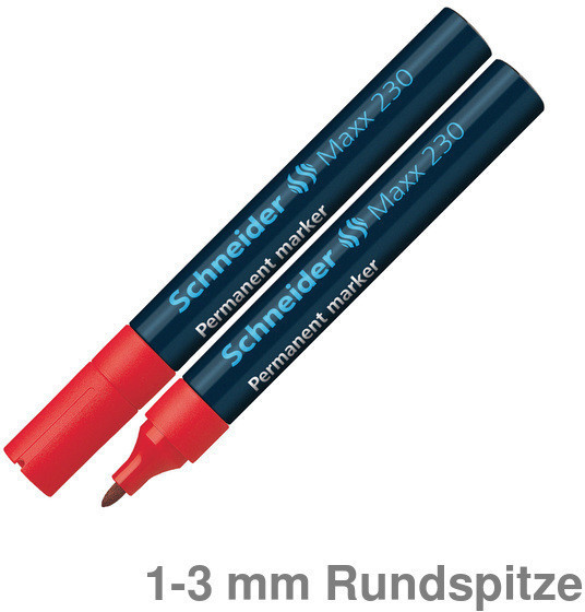 Schneider Marqueur permanent 230 rouge