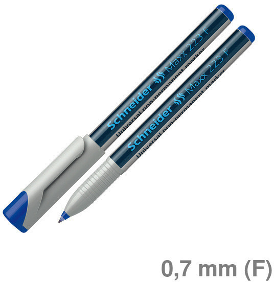 Schneider Marqueur OHP non permanent 223 F bleu
