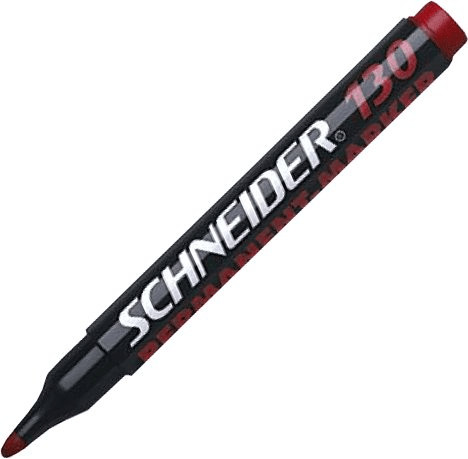 Schneider Marqueur permanent 130 rouge