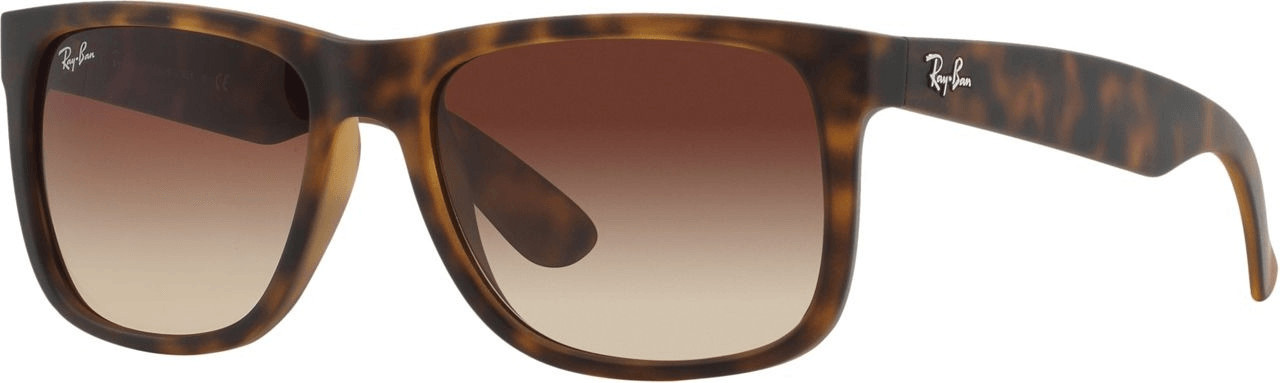 Ray-Ban Justin RB4165 710/13 (havana rubber/gradient brown)