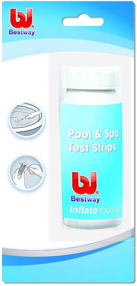 50 bandelettes test 3 en 1 pour piscine et spa Bestway