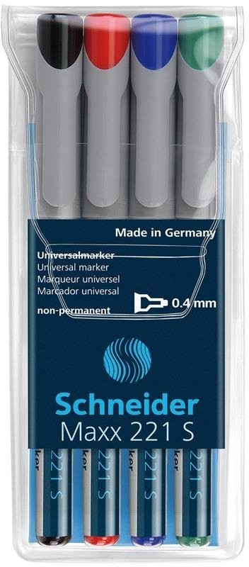 Schneider 221 S - Pochette de 4