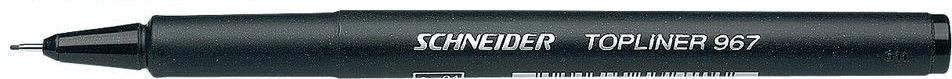 Schneider Topliner 967 Fineliner noir