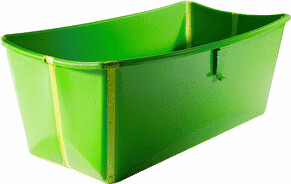 Baignoire pliable Flexi Bath XL  Transparente et Verte - Stokke