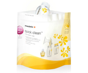 Medela Mikrowellenbeutel Quick Clean ab 10,84 € | Preisvergleich bei | Babyflaschen & Babygeschirr