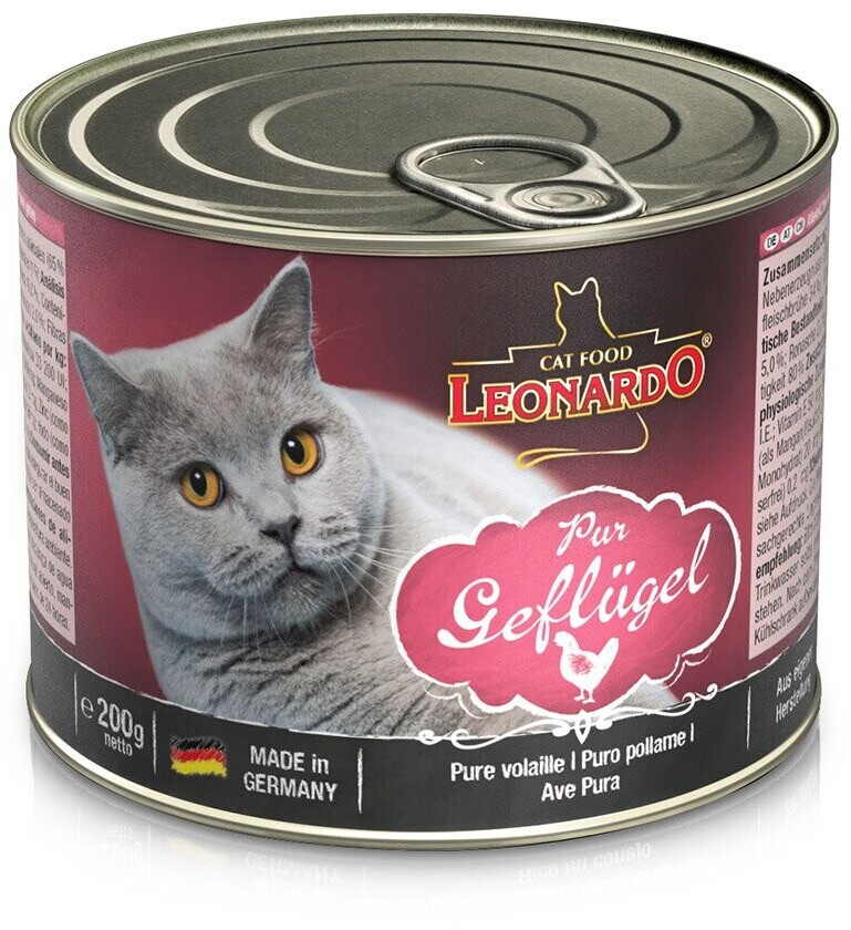 LEONARDO Cat Food All-Meat poultry wet food 200 g