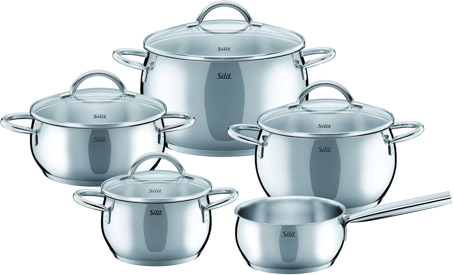 Silit Set de 5 casseroles Nobile