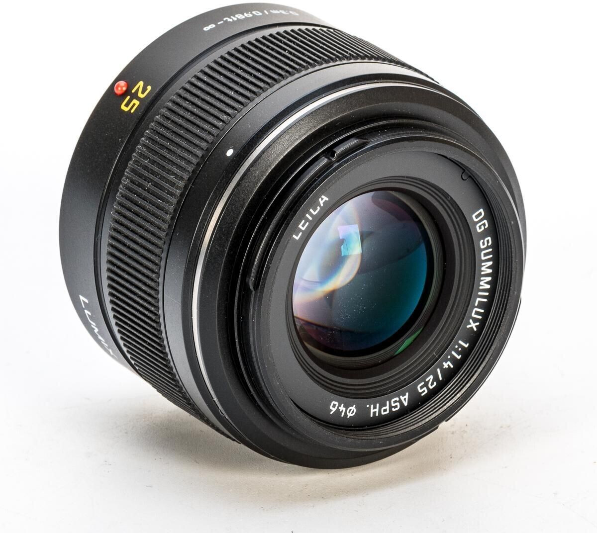 Panasonic Leica DG Summilux 25mm f1.4 Aspherical au meilleur prix sur  idealo.fr