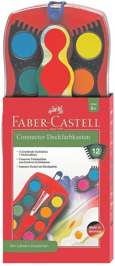 Faber-Castell Connector Farbkasten 12 Farben