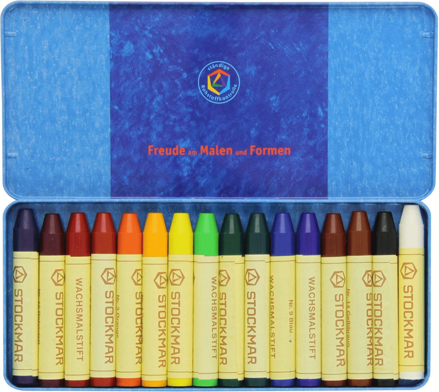 Crayons cire d'abeilles Stockmar 8 couleurs de base