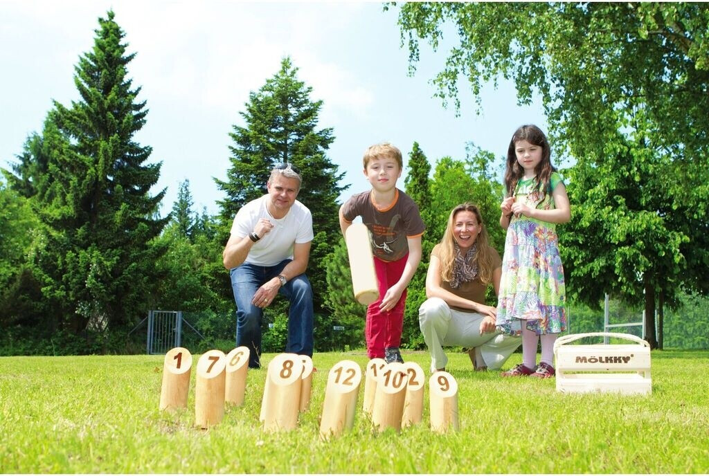 Tactic Mini Mölkky Tascabile - Gioco In Legno Da Esterno Formato Viaggio
