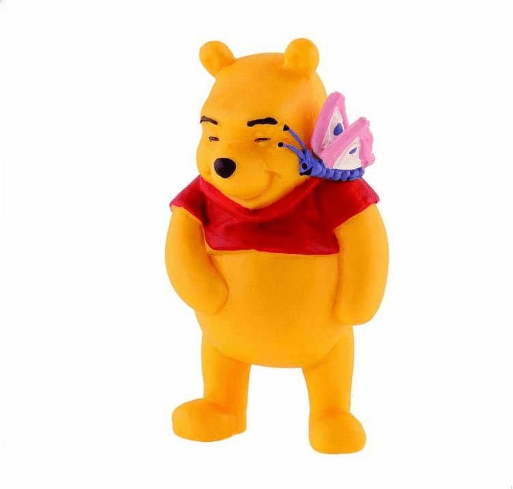 Bullyland Winnie l'ourson avec papillon - 6,5cm