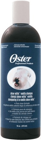 Oster Shampooing vanille pour chien Show White (473 ml)