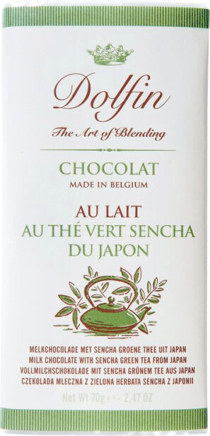 Dolfin Lait au thé vert sencha du Japon (70 g)