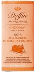 Dolfin Noir aux écorces d'oranges confites (70 g)