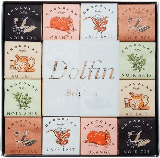 Dolfin 48 Carrés Gourmands - Panaché (216 g)