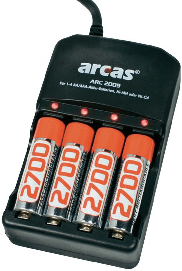 Arcas ARC-2009 + 4x AA 2700mAh