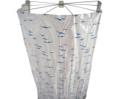 RIDDER Duschfaltkabine Ombrella Textil Madison wei/ß 210x180 cm
