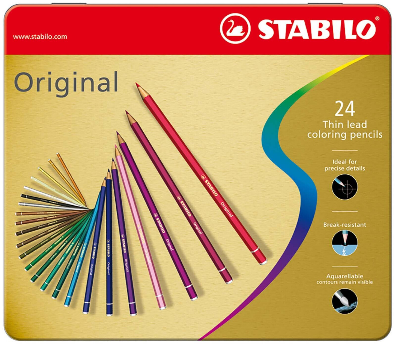 STABILO Buntstift Original 24er Metalletui ab 26,95 €