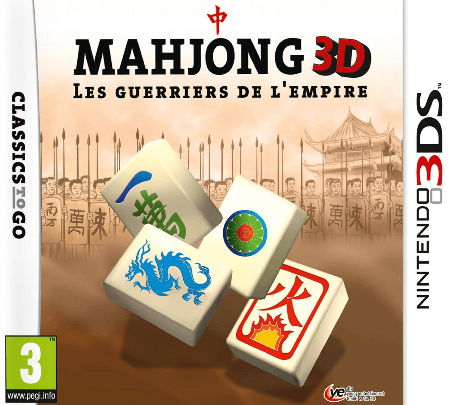 Mahjong 3D: Les Guerriers de l'Empire (3DS)