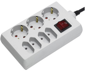 USB Steckdose mit Schalter und Federdeckel / LED- 2,1A (USB7) - 1,5m