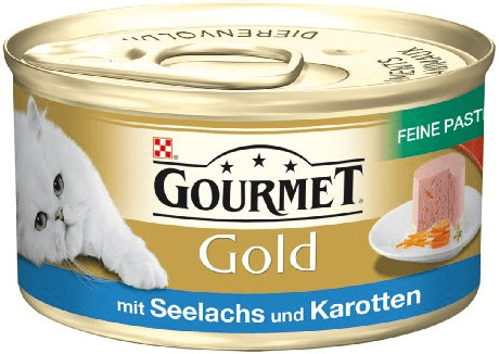 Gourmet Gold pâté fin saumon et carottes (85 g)