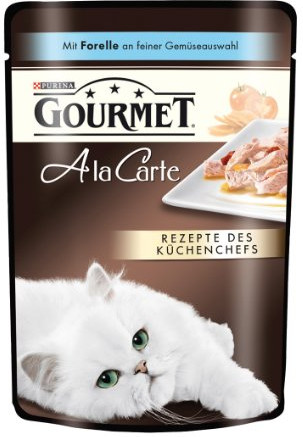 Gourmet A la carte truite & légumes du jardin (85 g)