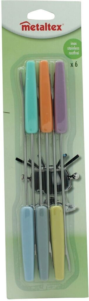 Metaltex Lot de 6 fourchettes à fondue