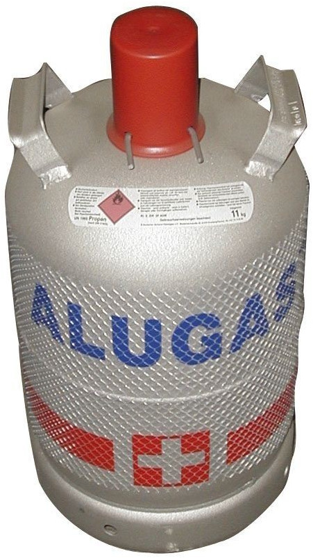 Alugas 2X 11 Kg Propangasflasche, Gasflasche für Camping NEU leer :  : Baumarkt