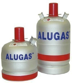 Aluminium Gasflasche (Griffflasche) von ALUGAS 6kg