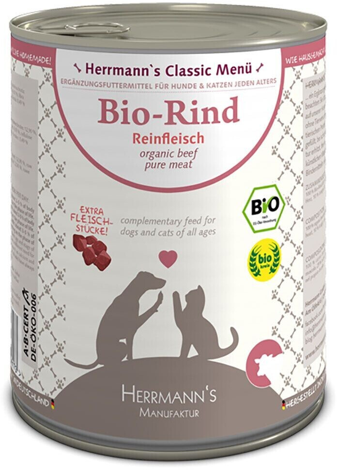 Hermanns Pure poulet bio (800 g)