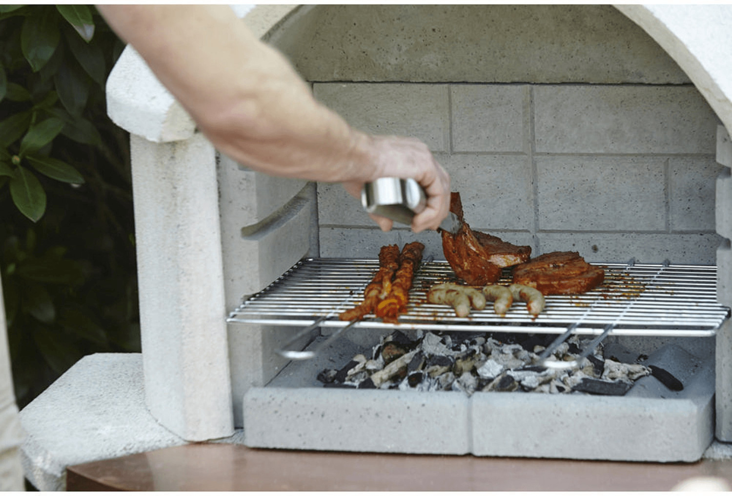 Pinceaux Pour Barbecue - Grillrost.com Acier Inoxydable Pinceau | 32 Cm  Long Silicone Poils – Sans Bpa – Jusqu'à 250 °c