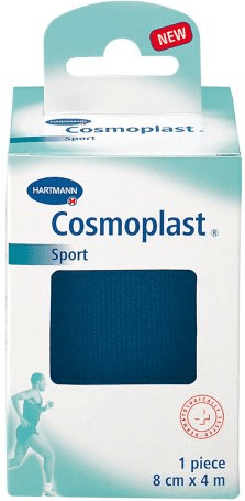 Hartmann Cosmoplast Sport Bandage blue 8 cm x 4 m