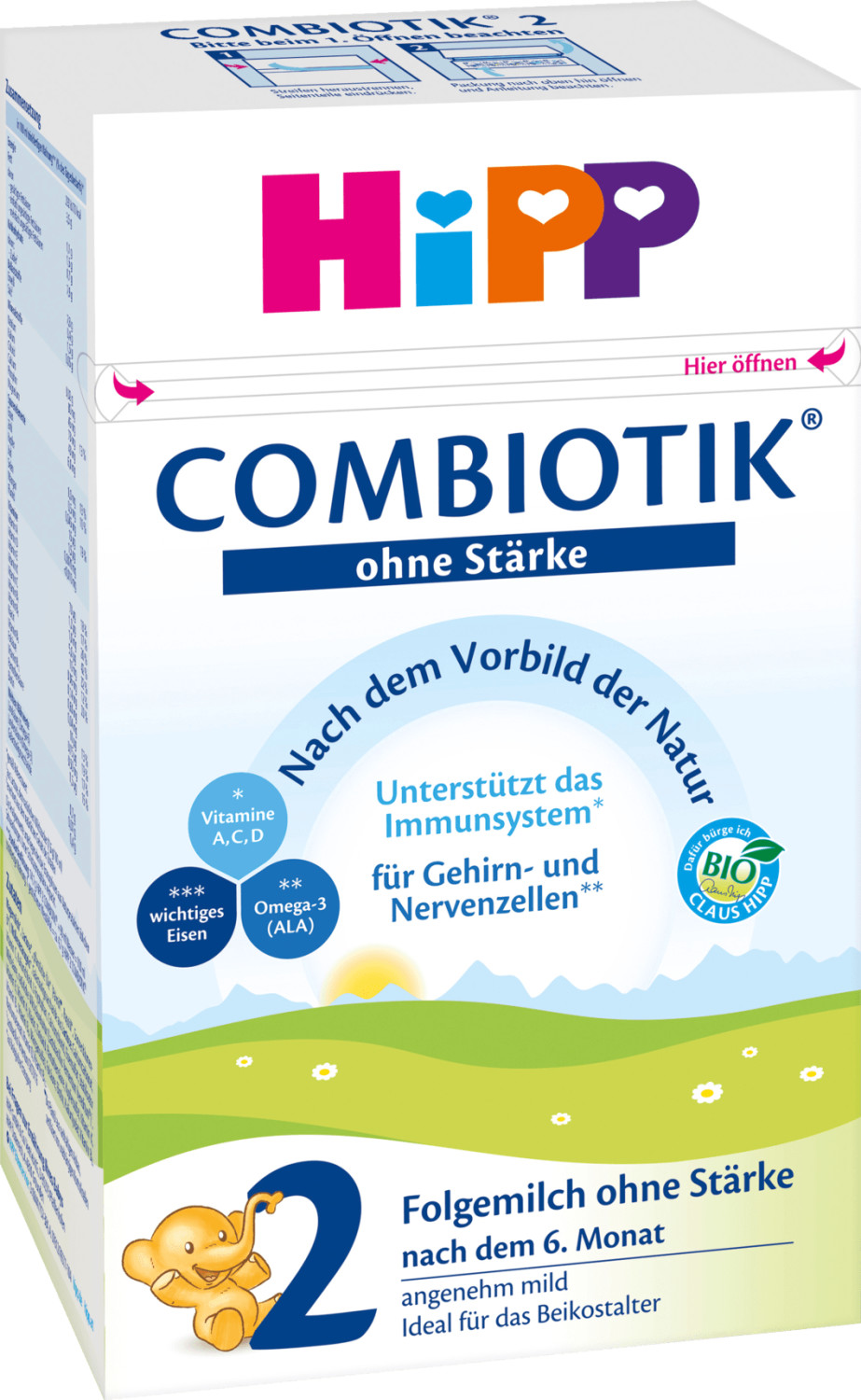 Hipp Lait de suite Combiotic 2 bio (600 g)