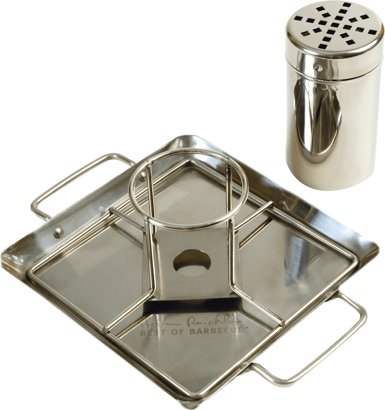 Steven Raichlen Beer-Can Chicken Rack with Drip Pan (SR8016)