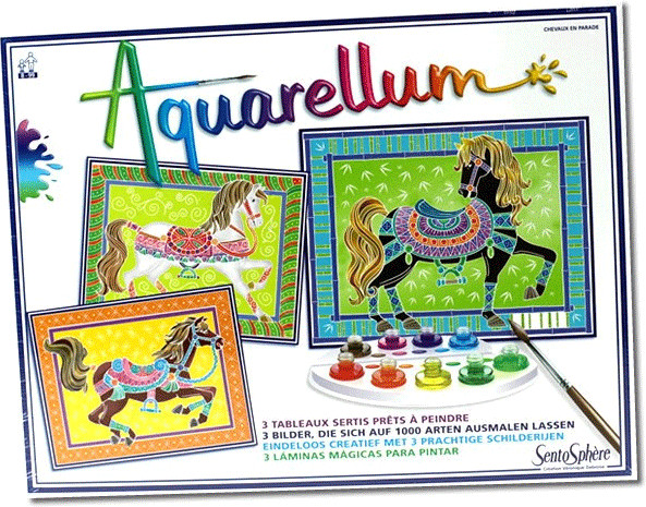 Sentosphère Aquarellum - Chevaux en parade