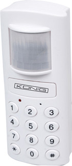 Konig Alarme de sécurité avec clavier numérique SEC-APD10